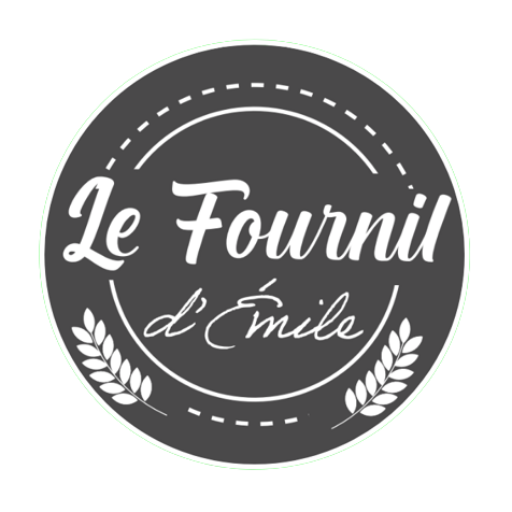 Logo boulangerie Le Fournil d'Emile - Symbole de tradition artisanale et de délicieux pains et pâtisseries.